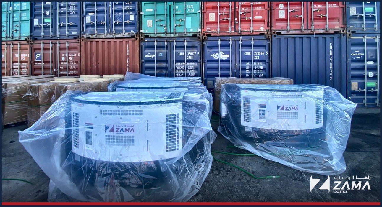New Zama reefer gensets arriving at the container terminal